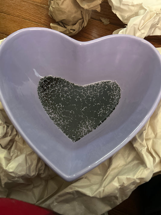 Heart dish large