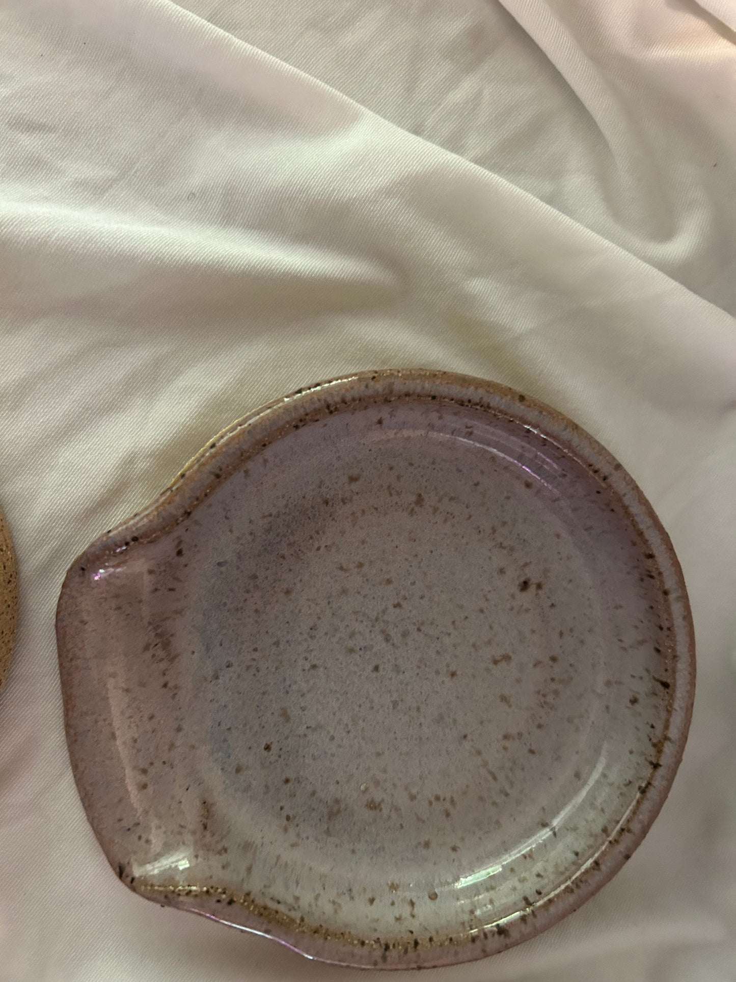 Stoneware spoon rest