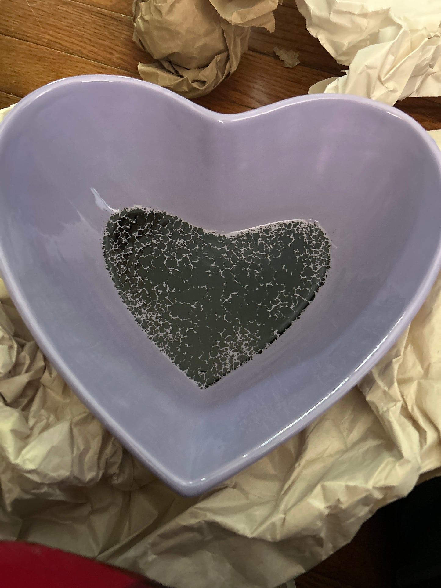 Heart dish large
