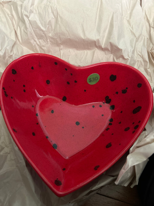Heart dish large